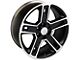 5-Spoke Style Black Machined 6-Lug Wheel; 22x9; 24mm Offset (99-06 Silverado 1500)