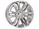 Denali Style Chrome 6-Lug Wheel; 22x9; 24mm Offset (99-06 Sierra 1500)