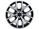 Honeycomb Style Black Machined 6-Lug Wheel; 20x9; 27mm Offset (99-06 Sierra 1500)