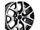 Honeycomb Style Black Machined 6-Lug Wheel; 20x9; 27mm Offset (99-06 Sierra 1500)