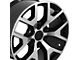 Honeycomb Style Black Machined 6-Lug Wheel; 20x9; 27mm Offset (99-06 Sierra 1500)