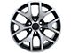 Honeycomb Style Black Machined 6-Lug Wheel; 22x9; 31mm Offset (99-06 Sierra 1500)