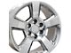 Honeycomb Style Polished 6-Lug Wheel; 20x9; 27mm Offset (99-06 Sierra 1500)