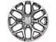Snowflake Style Chrome 6-Lug Wheel; 20x9; 31mm Offset (99-06 Sierra 1500)