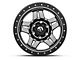 Fuel Wheels Anza Anthracite with Black Ring 6-Lug Wheel; 17x8.5; -6mm Offset (99-06 Silverado 1500)