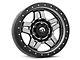 Fuel Wheels Anza Anthracite with Black Ring 6-Lug Wheel; 17x8.5; 6mm Offset (99-06 Silverado 1500)