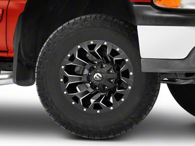 Fuel Wheels Assault Satin Black Milled 6-Lug Wheel; 17x9; -12mm Offset (99-06 Silverado 1500)