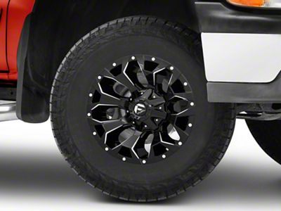 Fuel Wheels Assault Gloss Black Milled 6-Lug Wheel; 17x9; -12mm Offset (99-06 Silverado 1500)