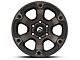 Fuel Wheels Beast Matte Black Machined with Dark Tint 6-Lug Wheel; 17x9; 20mm Offset (99-06 Silverado 1500)