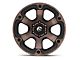 Fuel Wheels Beast Matte Black Machined with Dark Tint 6-Lug Wheel; 18x9; 1mm Offset (99-06 Silverado 1500)