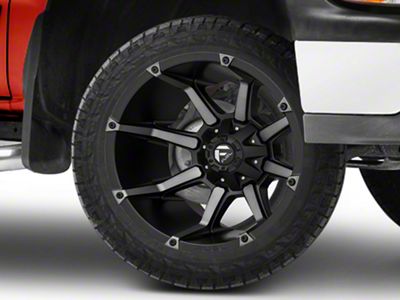 Fuel Wheels Coupler Matte Black Machined 6-Lug Wheel; 20x9; 20mm Offset (99-06 Silverado 1500)
