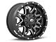 Fuel Wheels Lethal Matte Black Milled 6-Lug Wheel; 18x9; 1mm Offset (99-06 Silverado 1500)