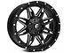 Fuel Wheels Lethal Satin Black Milled 6-Lug Wheel; 20x10; -24mm Offset (99-06 Silverado 1500)