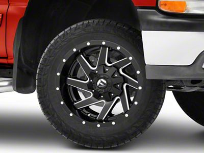 Fuel Wheels Renegade Matte Black Milled 6-Lug Wheel; 20x9; 20mm Offset (99-06 Silverado 1500)