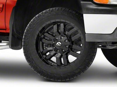 Fuel Wheels Sledge Matte Black 6-Lug Wheel; 20x9; 1mm Offset (99-06 Silverado 1500)