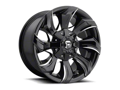 Fuel Wheels STRYKR Gloss Black Milled 6-Lug Wheel; 17x9; 20mm Offset (99-06 Silverado 1500)