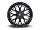 Fuel Wheels Titan Gloss Black Milled 6-Lug Wheel; 20x9; 1mm Offset (99-06 Silverado 1500)