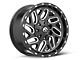 Fuel Wheels Triton Gloss Black Milled 6-Lug Wheel; 20x9; 1mm Offset (99-06 Silverado 1500)