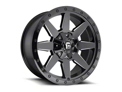 Fuel Wheels Wildcat Gloss Black Milled 6-Lug Wheel; 20x9; 1mm Offset (99-06 Silverado 1500)