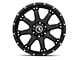 Raceline Assault Black 6-Lug Wheel; 20x9; 0mm Offset (99-06 Silverado 1500)