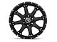 Raceline Assault Black 6-Lug Wheel; 20x9; 18mm Offset (99-06 Silverado 1500)