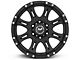 Raceline Raptor Black 6-Lug Wheel; 18x9; 25mm Offset (99-06 Silverado 1500)