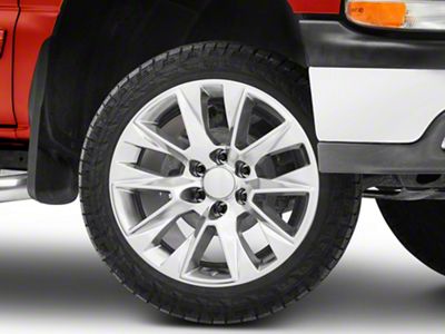 High Country Style Polished 6-Lug Wheel; 22x9; 28mm Offset (99-06 Silverado 1500)