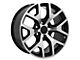 Honeycomb Style Black Machined 6-Lug Wheel; 20x9; 27mm Offset (99-06 Silverado 1500)