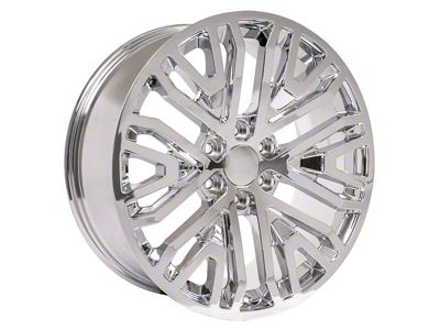 Next Gen Sierra Style Chrome 6-Lug Wheel; 22x9; 28mm Offset (99-06 Silverado 1500)