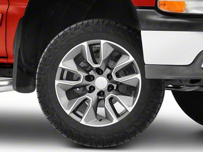 RST Style Gunmetal Machined 6-Lug Wheel; 20x9; 28mm Offset (99-06 Silverado 1500)