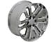 Sierra Style Chrome 6-Lug Wheel; 22x9; 31mm Offset (99-06 Silverado 1500)