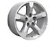 OE 5-Spoke Style Silver Machined 5-Lug Wheel; 20x9; 19mm Offset (02-08 RAM 1500, Excluding Mega Cab)