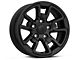 Rebel Style Satin Black 5-Lug Wheel; 17x8; 18mm Offset (02-08 RAM 1500, Excluding Mega Cab)