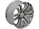 Sierra Style Chrome 6-Lug Wheel; 22x9; 31mm Offset (07-13 Sierra 1500)