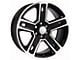 5-Spoke Style Black Machined 6-Lug Wheel; 22x9; 24mm Offset (07-13 Sierra 1500)