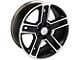 5-Spoke Style Black Machined 6-Lug Wheel; 22x9; 24mm Offset (07-13 Sierra 1500)