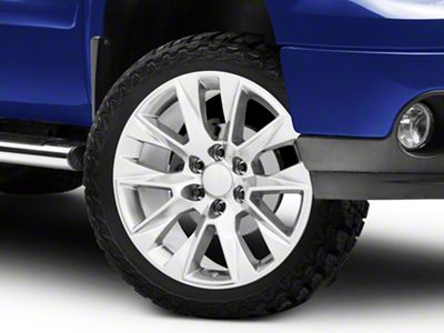 High Country Style Polished 6-Lug Wheel; 22x9; 28mm Offset (07-13 Sierra 1500)