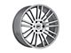 Black Rhino Kruger Silver 6-Lug Wheel; 22x9.5; 10mm Offset (07-13 Silverado 1500)