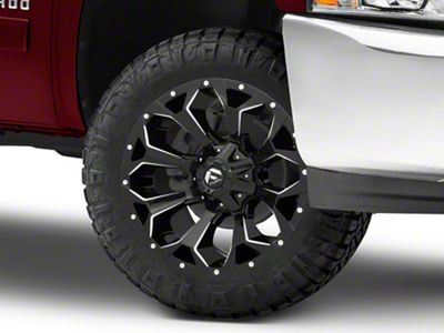 Fuel Wheels Assault Gloss Black 6-Lug Wheel; 20x9; 1mm Offset (07-13 Silverado 1500)