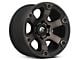 Fuel Wheels Beast Matte Black Machined with Dark Tint 6-Lug Wheel; 17x9; 1mm Offset (07-13 Silverado 1500)