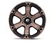 Fuel Wheels Beast Matte Black Machined with Dark Tint 6-Lug Wheel; 20x9; 1mm Offset (07-13 Silverado 1500)
