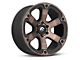 Fuel Wheels Beast Matte Black Machined with Dark Tint 6-Lug Wheel; 20x9; 1mm Offset (07-13 Silverado 1500)