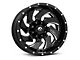 Fuel Wheels Cleaver Gloss Black Milled 6-Lug Wheel; 18x9; 1mm Offset (07-13 Silverado 1500)