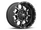 Fuel Wheels Krank Matte Black Milled 6-Lug Wheel; 20x10; -24mm Offset (07-13 Silverado 1500)