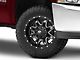 Fuel Wheels Lethal Matte Black Milled 6-Lug Wheel; 18x9; -12mm Offset (07-13 Silverado 1500)