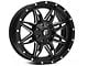 Fuel Wheels Lethal Satin Black Milled 6-Lug Wheel; 20x10; -24mm Offset (07-13 Silverado 1500)