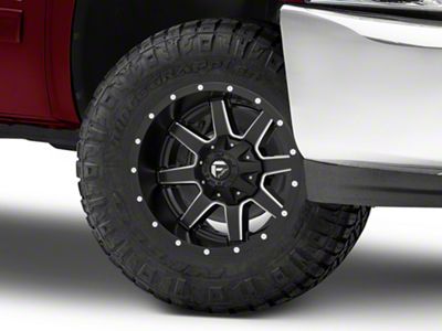 Fuel Wheels Maverick Matte Black Milled 6-Lug Wheel; 17x9; 1mm Offset (07-13 Silverado 1500)