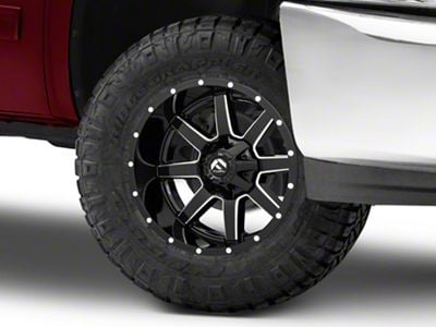 Fuel Wheels Maverick Gloss Black Milled 6-Lug Wheel; 17x9; -12mm Offset (07-13 Silverado 1500)