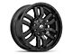 Fuel Wheels Sledge Matte Black 6-Lug Wheel; 20x9; 1mm Offset (07-13 Silverado 1500)