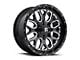 Fuel Wheels Titan Gloss Black Milled 6-Lug Wheel; 20x9; 20mm Offset (07-13 Silverado 1500)